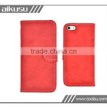 Flip wallet leather case for iPhone5s,leather case with stand function!!