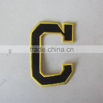 stick on embroidered letter G