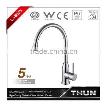 Single Handle Pull Out Lead Free Stainless Steel Kitchen Faucet photo-2