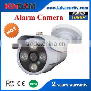 Top 10 Supplier AHD Alarm CCTV Camera Adding Siren Function Security CCTV Camera with OSD Cable 3D DNR