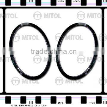 For Mini Cooper F56 Head Lamp Cover & Rear Lamp Rim Glossy Black