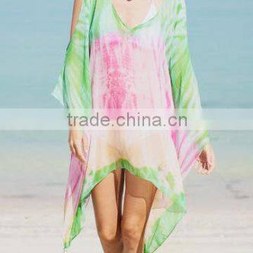 Indian Cotton Handmade Girls Kaftan Sexy Biki Cover Up Beach Wear Kurtis Girls Tunic Top Designer Caftan Sexy Poncho