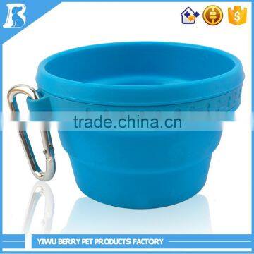 China Supplier 500ml Bones Stamping portable dog bowl