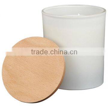 100% Natural Scented Soy Candle Glass with wooden lids