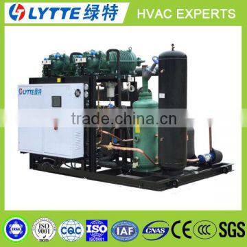 JZBLGS High COP Low Consumption Water Cooled Compressor Racks For Cold, Freezer and Quick Freezing Storage Rooms