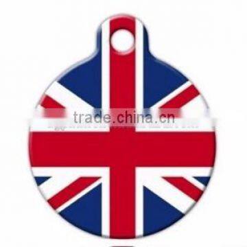 Offset printing customized country flag dog tags