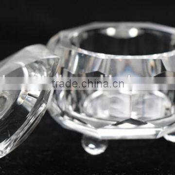 Crystal Bowl With Lid Elegant Crystal Sugar Pot Quality Choice photo-2