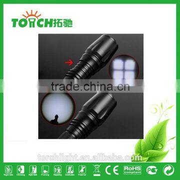Super Bright 2000LM Adjustable Focus Zoomable Rechargeable 5 Modes With SOS CRE E T6 LED Flashlight 2*18650 Battary Light 8066 photo-3