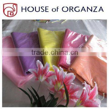 Colorful Organza Sheets for flower wrapping with hot cut edge