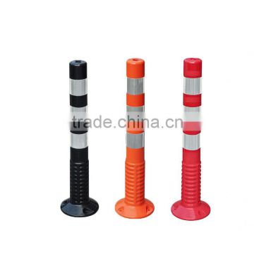 750mm PU flexible plastic road traffic warning post