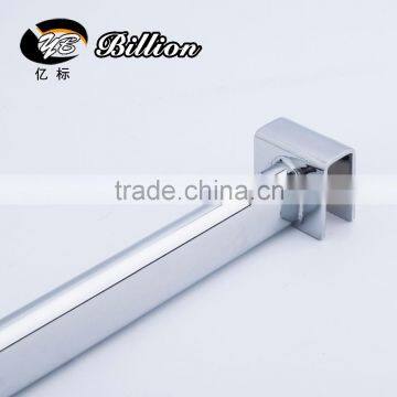 Chrome Straight Arm Hold Pipe Brackets Fitting Pipe Hooks photo-2