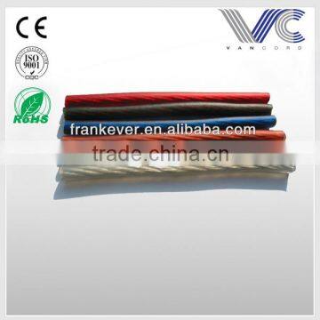 FrankEver 10AWG transparent frosted and flexible PVC CCA power cable