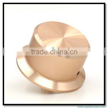 Gold Color Aluminum Potentiometer Volume Control KNOB