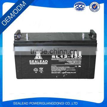 VRLA long life 12v 120Ah solar battery