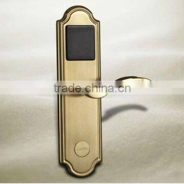 125KHZ or 13.56MHZ Zinc Alloy IC/ID Card Hotel Door Lock.RFID Card Hotel Lock,Easy to Installation