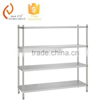 Premium Stainless Steel Kitchen Storage Rack With 4 Shelves and Adjustable Feet