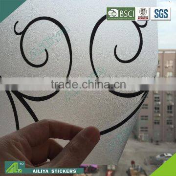 BSCI factory audit non-toxic vinyl pvc new design decorative adhesive bedroom window film