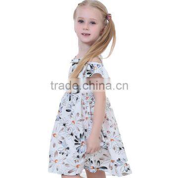 2016 Hot Selling Girl Summer Dress With Floral Pattern Fashion Girl Dress Quality Choice photo-3