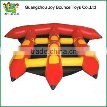2015 Charming durable waterproof pvc inflatable banana boat for sale