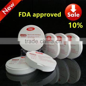 CE approved Dental Zirconia Blocks with FDA certificate