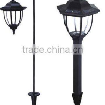 2 way use solar lantern solar Plastic LED stake light solar hanging lantern SO2562R