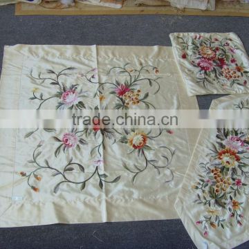 Muslim polyester embroidery dinging table cover set