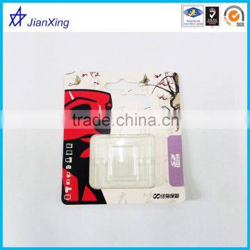 Clear micro sd card plastic blister packaging