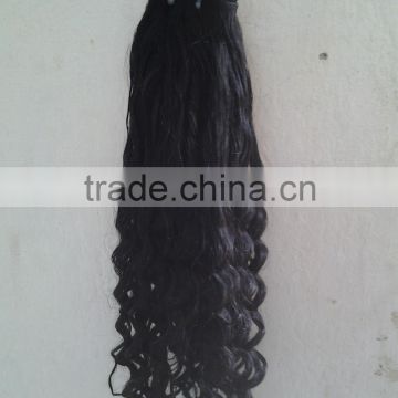 Machine Weft Hair sketching with style attractive magnificent