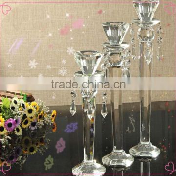 Hanging glass ball candle holder for table decorations