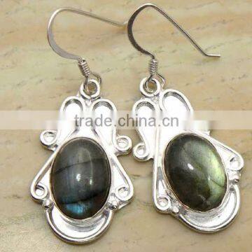 925 Sterling Silver Black Earrings,sterling silver jewellary with genuine gemstone