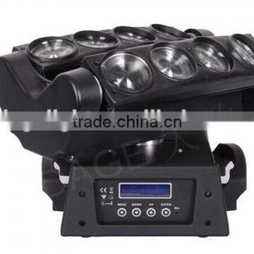 LED moving head spider beam 8*10w light China new product