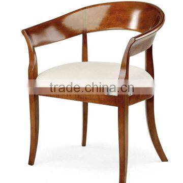 Wooden frame chair hotel wooden armchair made in China HDAC1052