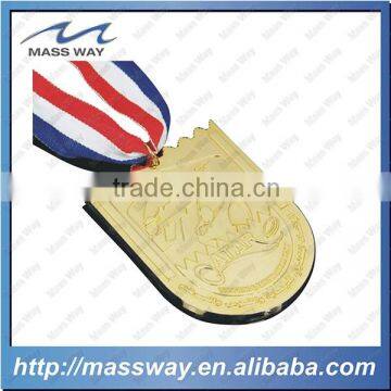 custom UAE government gold 3D zinc alloy medal