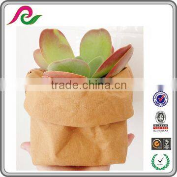 Recyclable Washable Strong Brown Kraft Paper Bag /Storage Bag/Planting bag