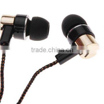 In Ear Earphone Earbuds Stereo Metal Braided Earphones 3.5mm Standard photo-5