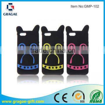 Dog shaped mobile phone silicone case