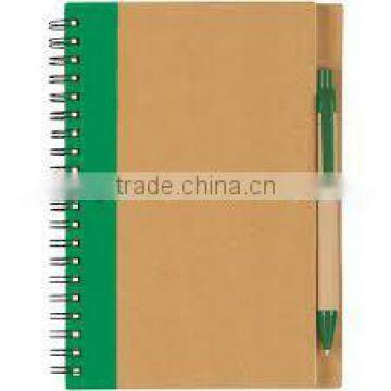 Eco Spiral Notebook & Pen