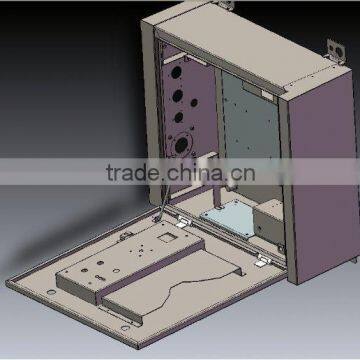 Indoor outdoor zinc plated meter box