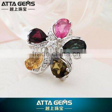 Pendant for best frined flower style 925 silver gemstone pendants