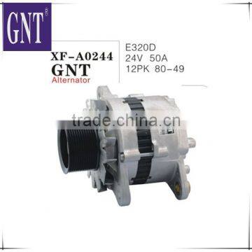 excavator engine E320D alternator