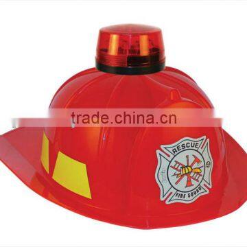 Plastic Helmet Fire Helmet With Light for Children for Party or Roleplay Party photo-4