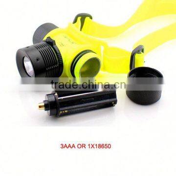 FT50 IPX8 Waterproof Plastic Underwater Diving Led Equipment Abs Led Diving Torch photo-3
