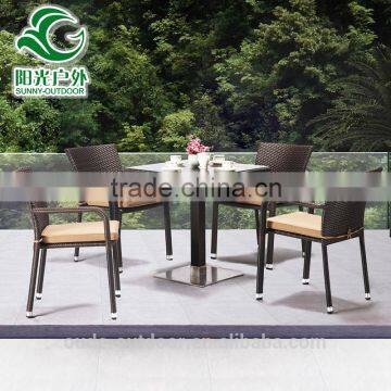 Classic poly comfortable rattan garden furniture