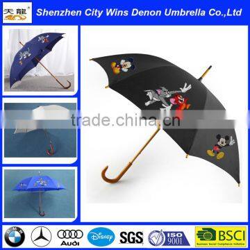 High Quality Straight Elegant Wooden Umbrella,fashion Wooden Automatic Umbrella From China Suppliers,wooden Handle Umbrella