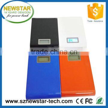 High quality LED indicating universal portable power bank 12000mah