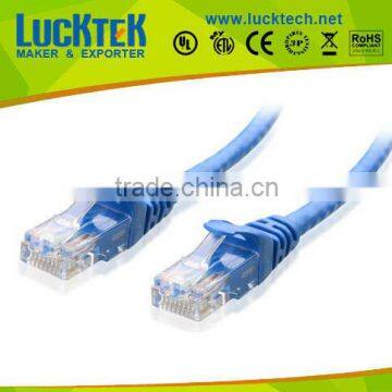 50 ft Cat6 UTP Stranded Patch Cable in Blue