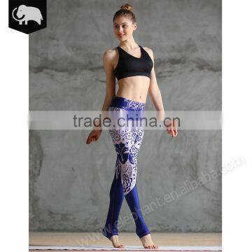 Womens High Waist Athletic Fitness Yoga Sport Pants printed yoga leggings