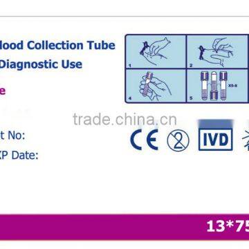 Трубка для сбора крови Vacutianer сертификат CE ISO