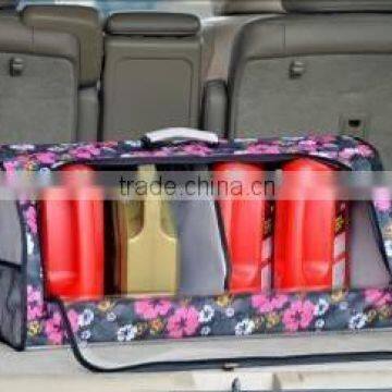 Practical Car Trunk Organizer with printing flowers