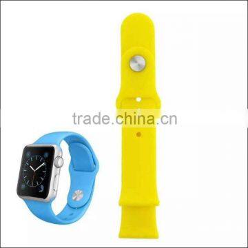 Colorful Wrist Bands for Apple Iwatch Soft Rubber Watch Straps Wearable Bands for 38mm 42mm Iwatch DIY Own Apple Smart Watch photo-4